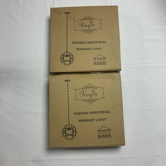 ✨Vintage industrial pendant light set of 2!! ✨ - Picture 6 of 7